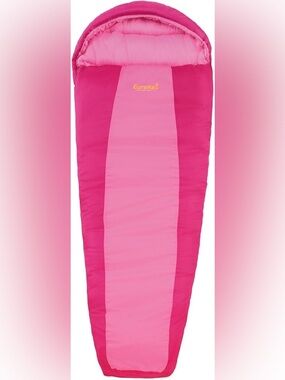 Eureka! Lady Bug 30-Degree Fahrenheit Kids' Sleeping Mummy Bag in Aurora Pink